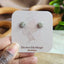 Mini Druzy Studs (Silver)