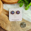 Druzy Studs (Purple)