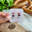 Mini Druzy Studs (Neopolitan Trio)