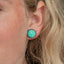 Druzy Studs (Aqua Matte)