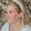 Druzy Studs (Aqua)